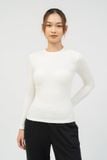  Áo nữ dài tay vải rib 