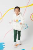  Unisex kids AMM logo print hoodie 
