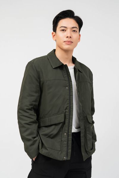  Áo khoác technical có lót bông mỏng 