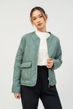  Áo khoác nữ chần bông cổ V 