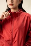  Áo khoác gió hai lớp unisex có mũ 