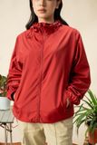  Áo khoác gió hai lớp unisex có mũ 