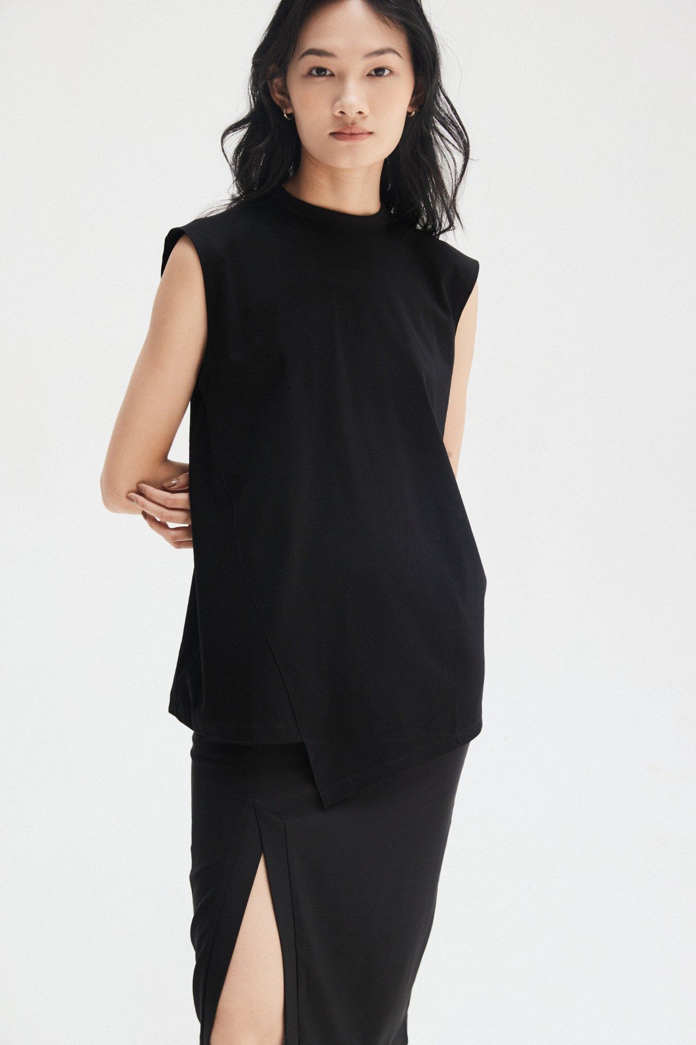  Áo tanktop nữ vải pima cotton 