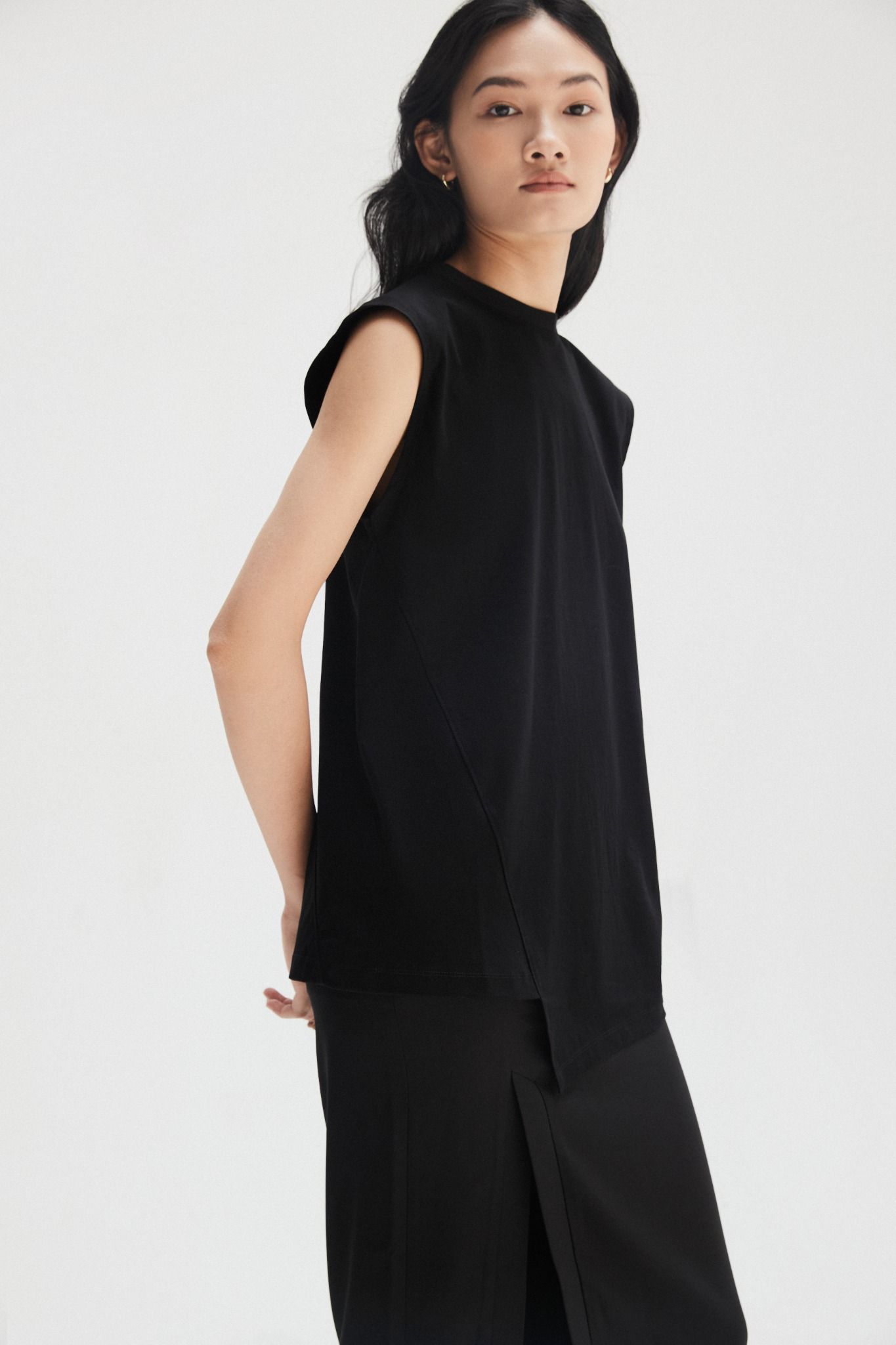  Áo tanktop nữ vải pima cotton 