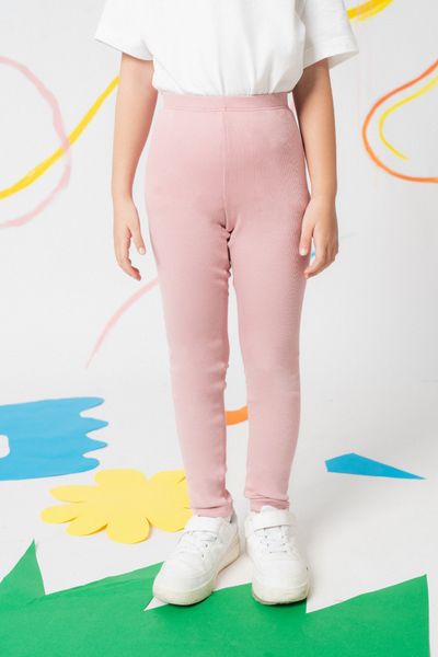  Quần leggings bé gái cạp chun 