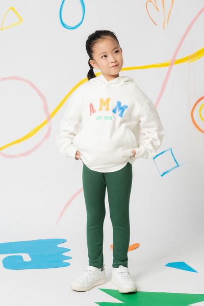  Quần leggings bé gái cạp chun 