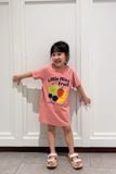  Váy bé gái dáng xuông vải cotton hữu cơ in họa tiết Fruit 