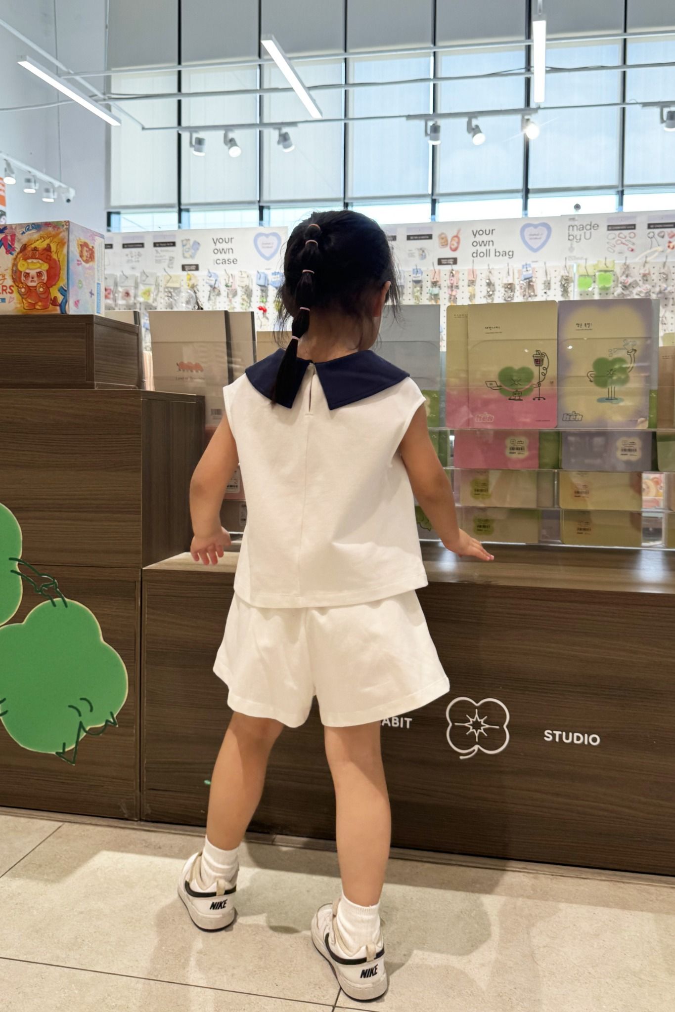  Bộ quần áo Bé Gái phối cổ vải Pique in họa tiết con thuyển 