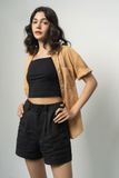  Quần short nữ một ly vải tencel 