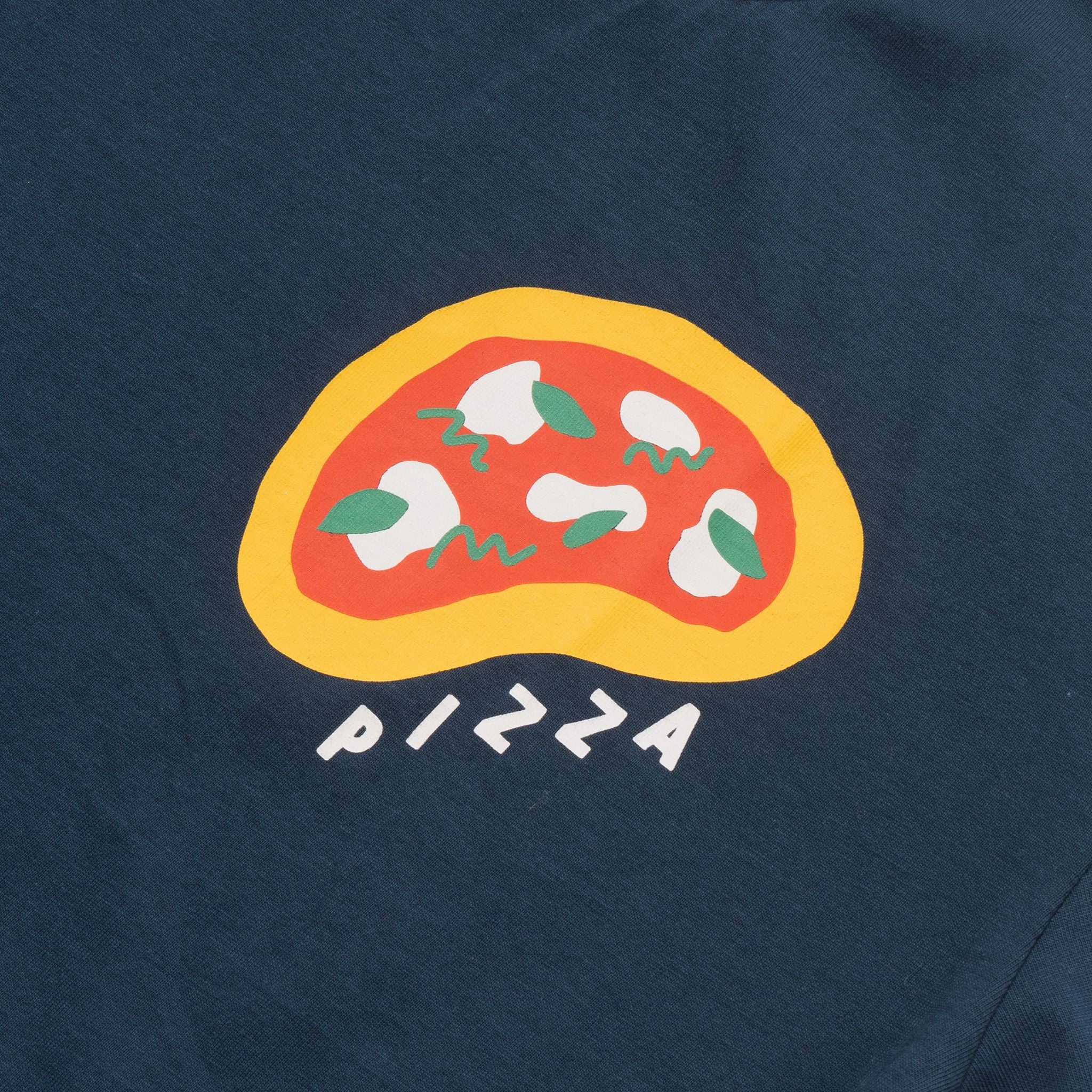  Áo phông bé trai dáng relax in hình Pizza vải cotton hữu cơ 