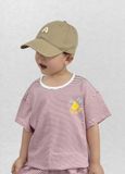  Bộ quần áo Unisex Kids vải single họa tiết kẻ 