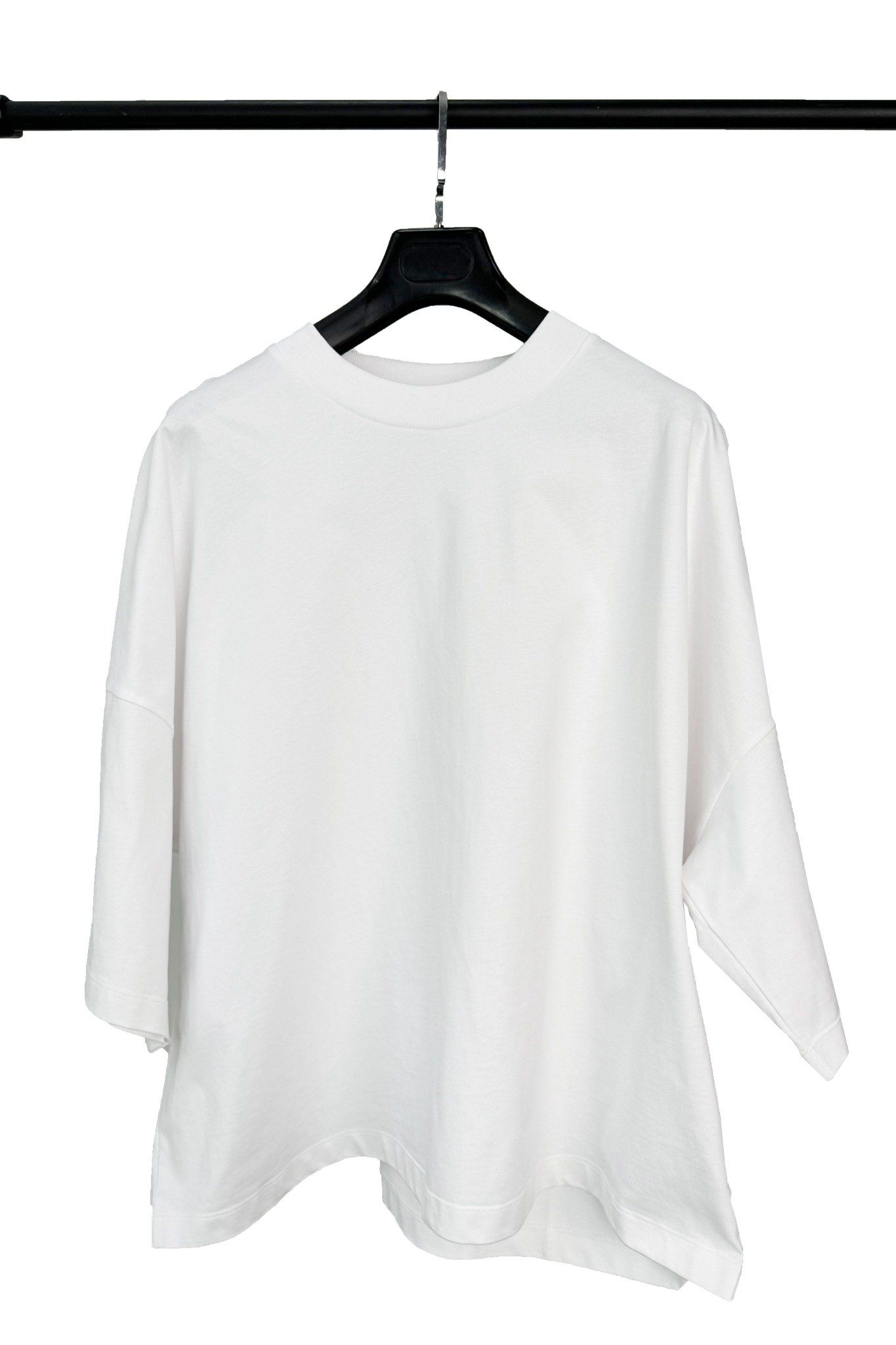  Áo dài tay nữ dáng Oversize vải single cổ leo 