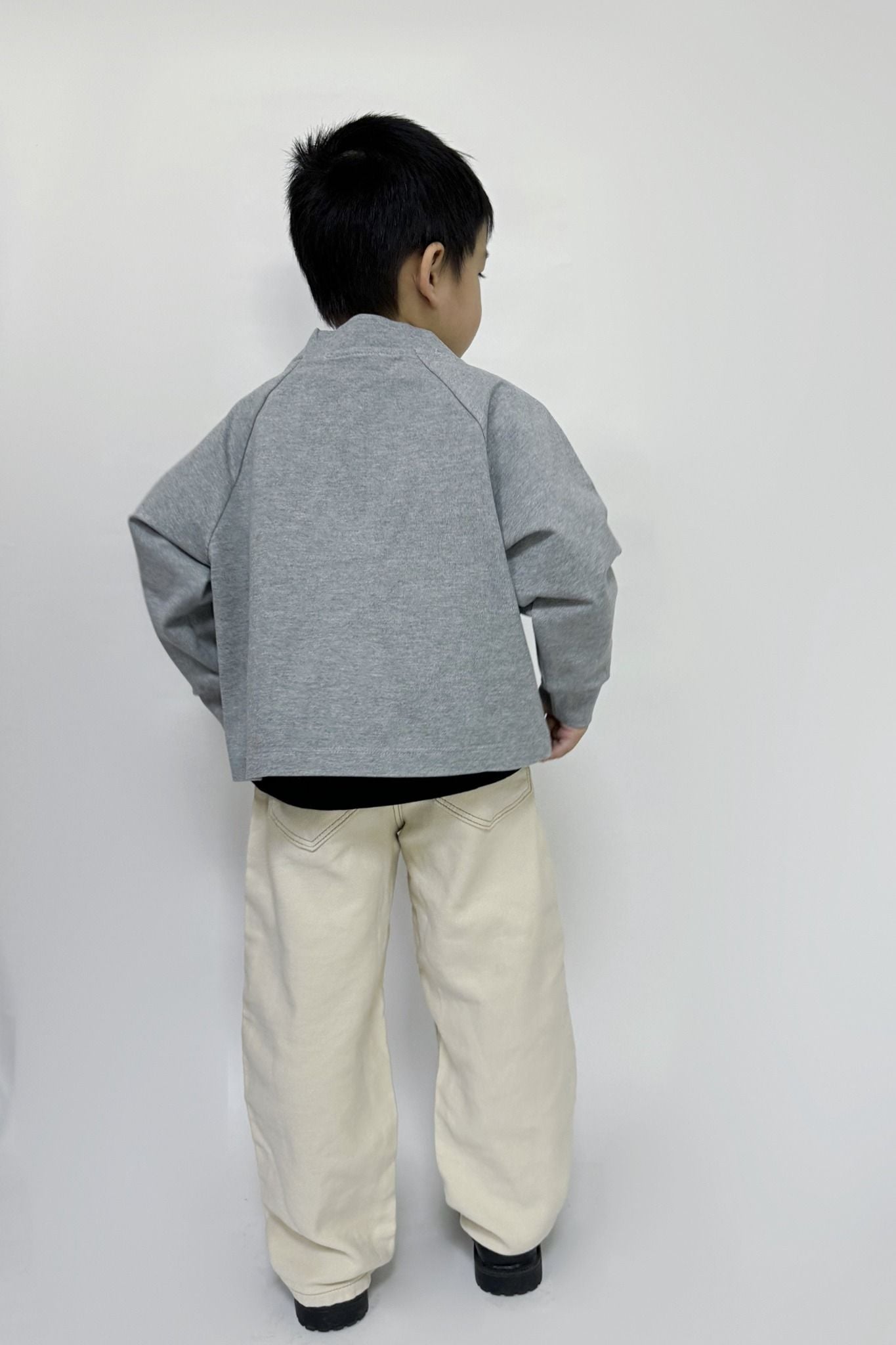  Áo khoác Cardigan cho bé vải Interlock 