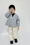  Áo khoác Cardigan cho bé vải Interlock 