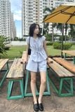  Set áo kiểu Nữ vải poplin thêu họa tiết có chi tiết nơ trang trí 
