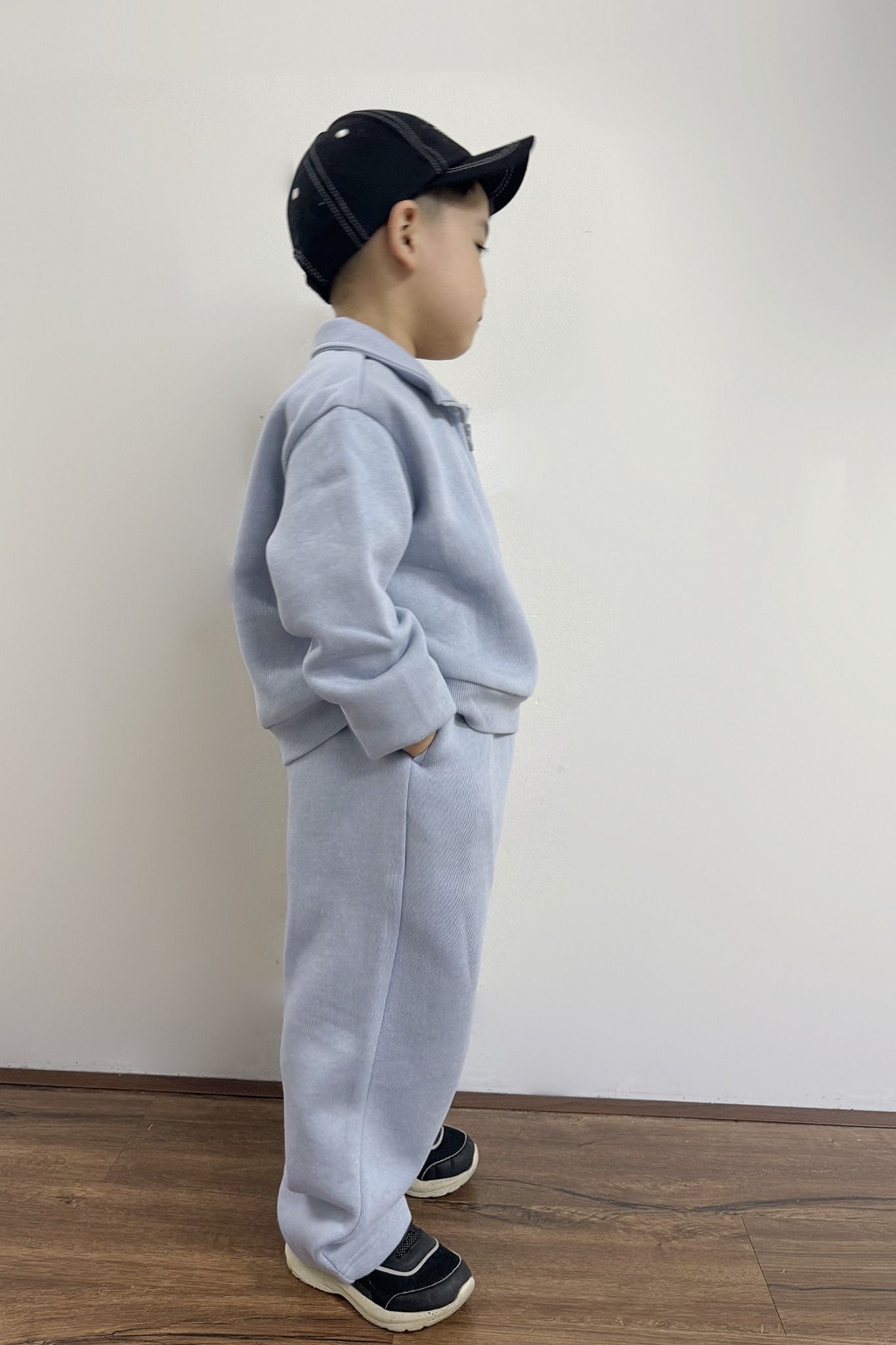  Bộ quần áo bé trai Half-zip in họa tiết AMM Club 