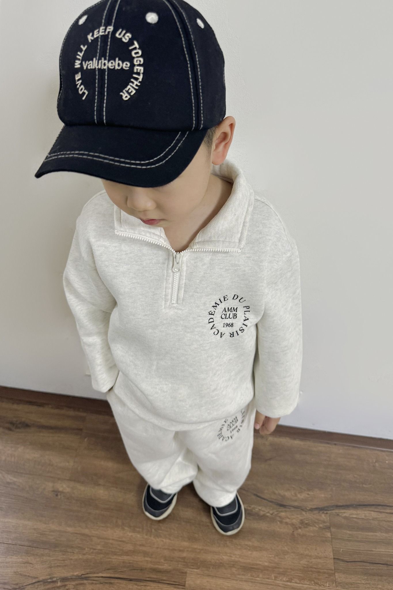  Bộ quần áo bé trai Half-zip in họa tiết AMM Club 