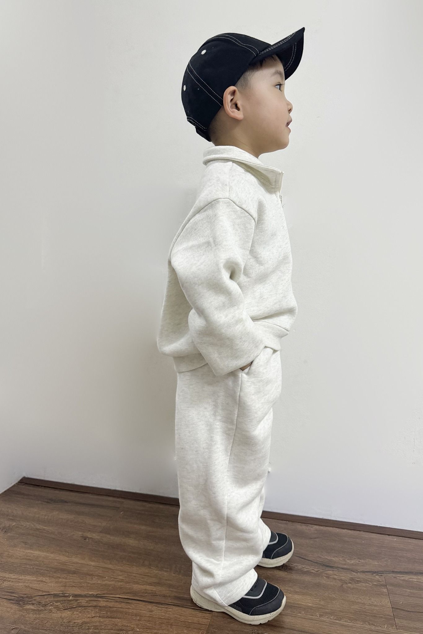  Bộ quần áo bé trai Half-zip in họa tiết AMM Club 