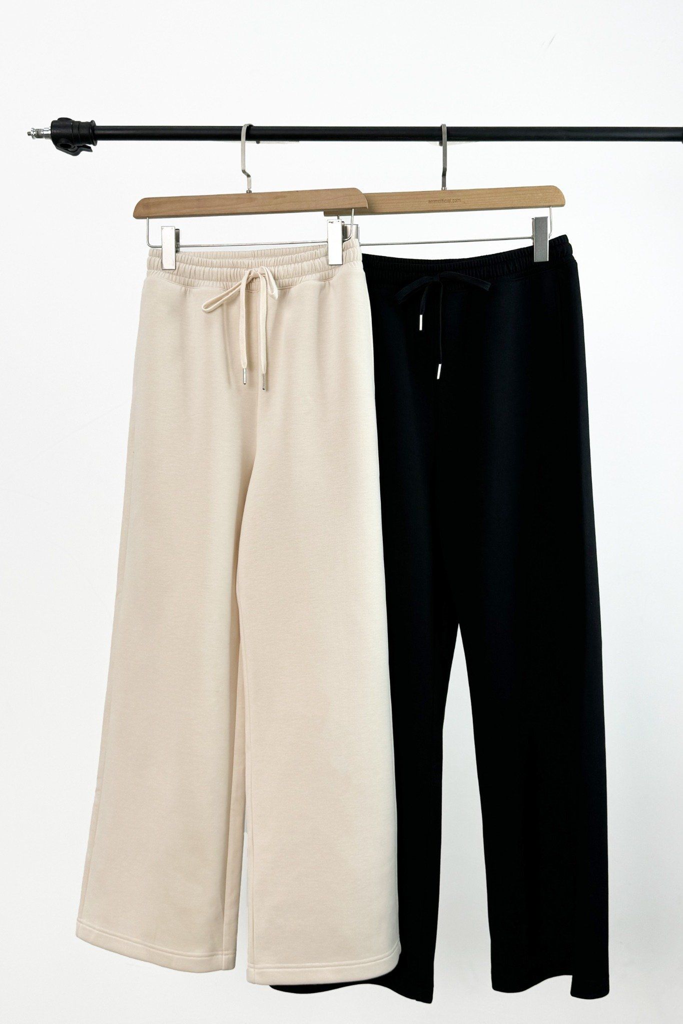  Quần dài nữ vải Scuba ống suông cạp co giãn 