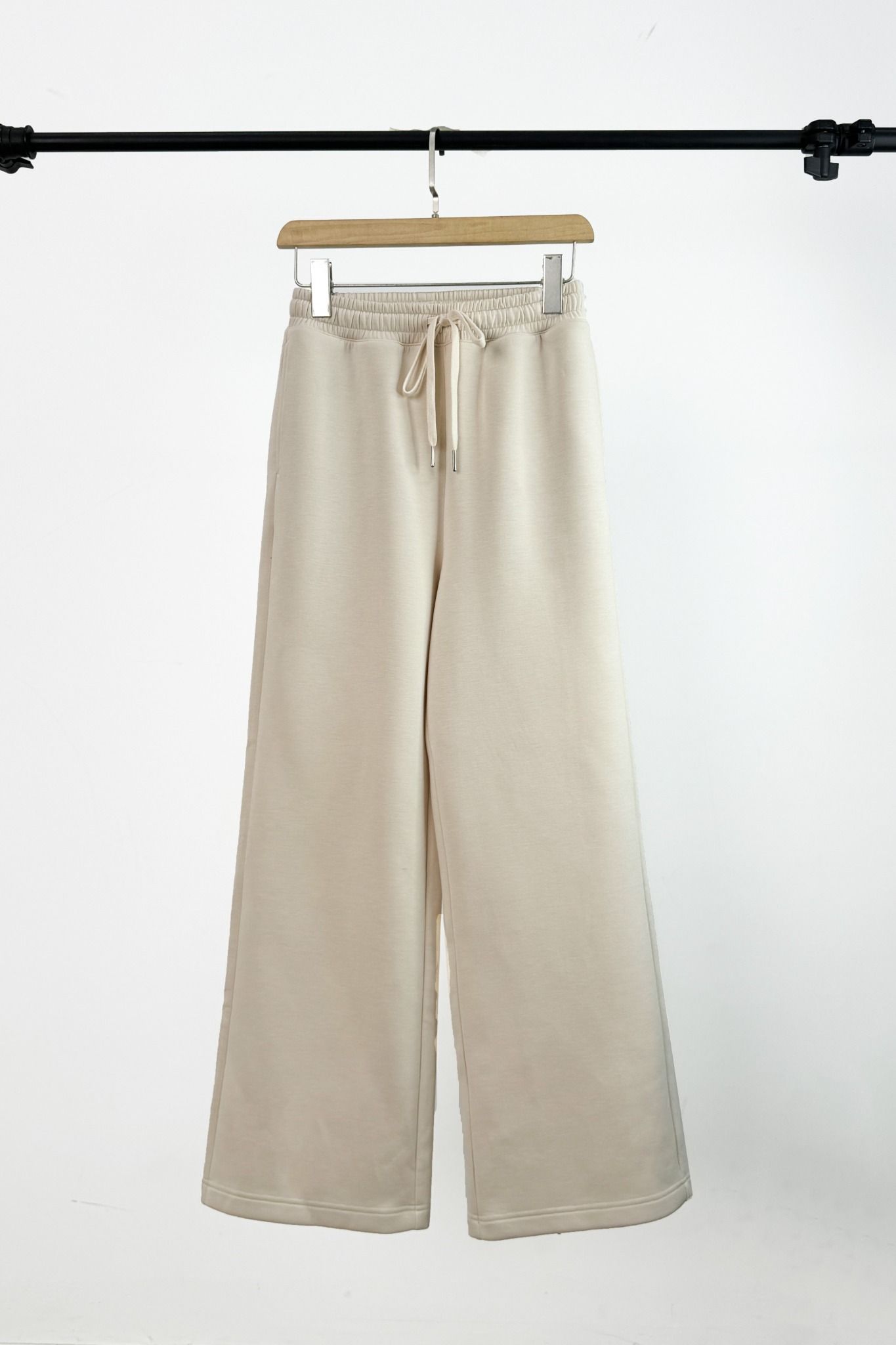  Quần dài nữ vải Scuba ống suông cạp co giãn 