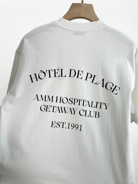  Áo phông nữ dáng Oversize in họa tiết Hôtel de plage 