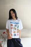  Áo phông Nữ in họa tiết Vacation things dáng Boxy 