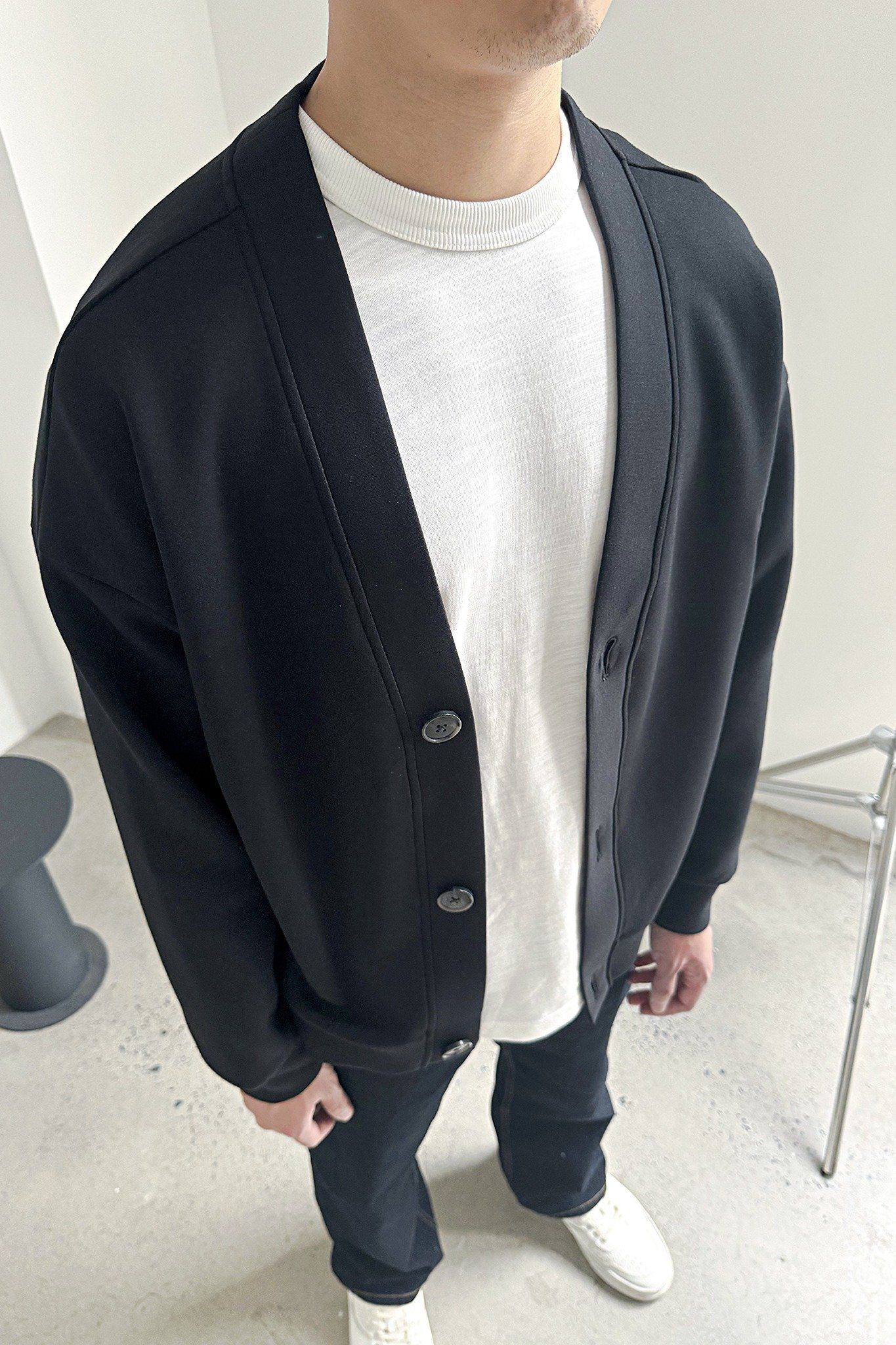  Áo Cardigan Unisex vải Scuba 