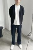  Áo Cardigan Unisex vải Scuba 