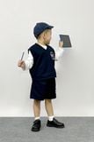  Bộ quần áo gilet bé trai ba chi tiết thêu chữ 