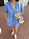  Quần Shorts Linen Nữ 