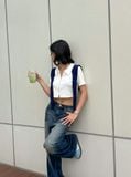  Quần Jeans nữ dáng wideleg 