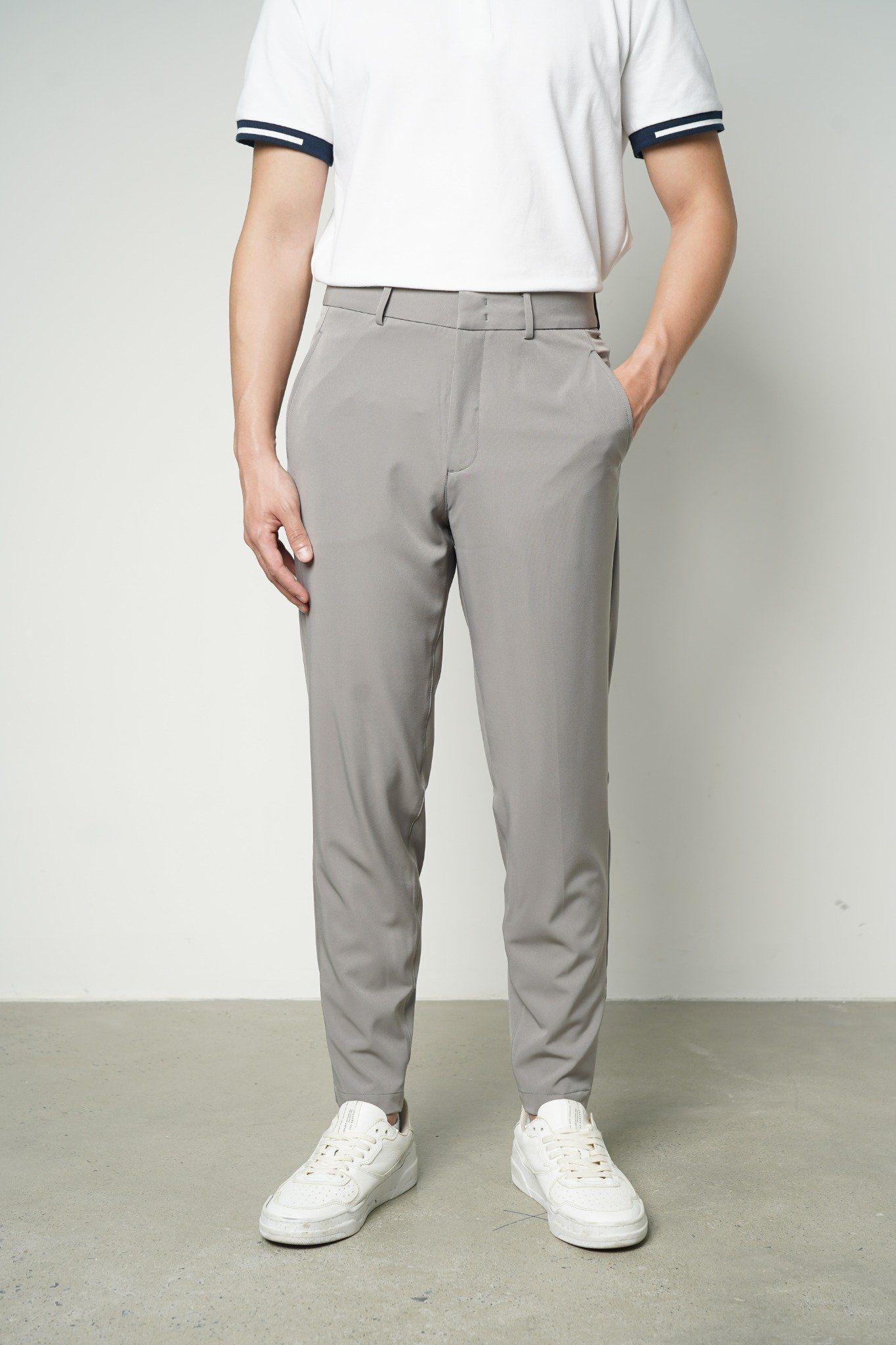 Quần âu nam dáng tapered 