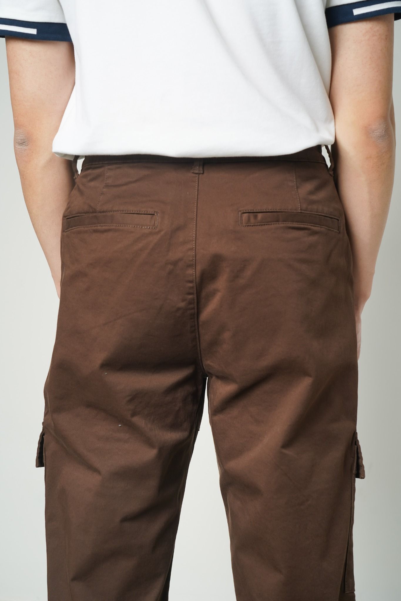  Quần dài nam túi vuông vải twill 