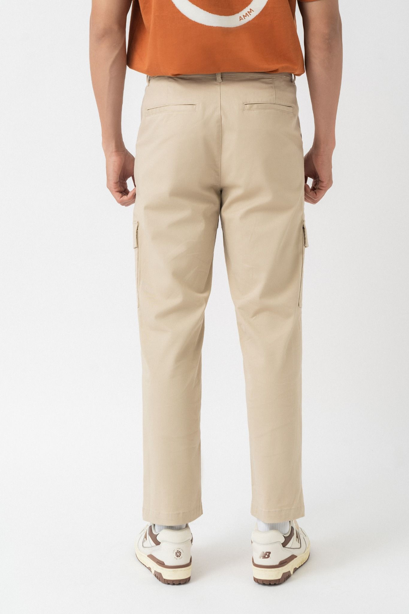  Quần dài nam túi vuông vải twill 
