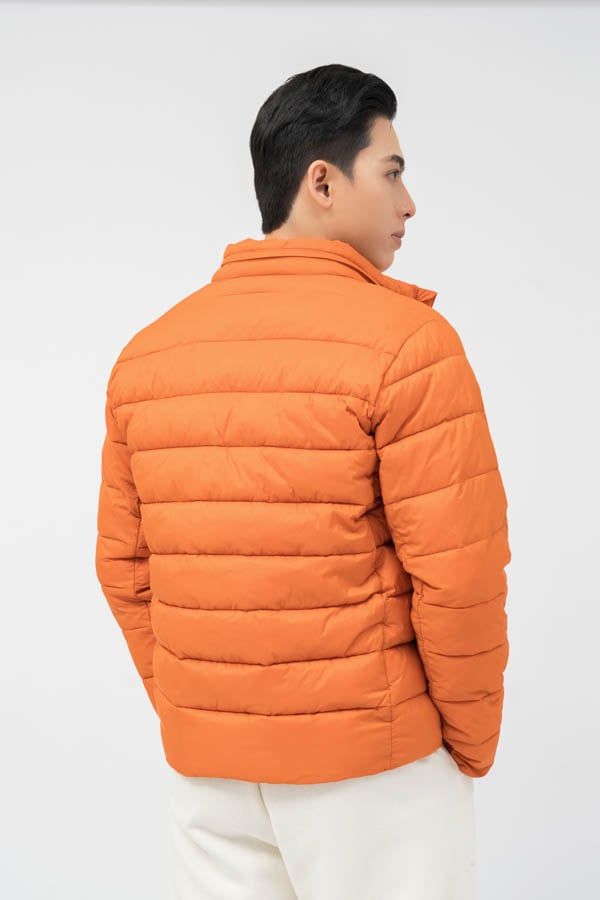  Áo khoác nam chần bông mũ ẩn 