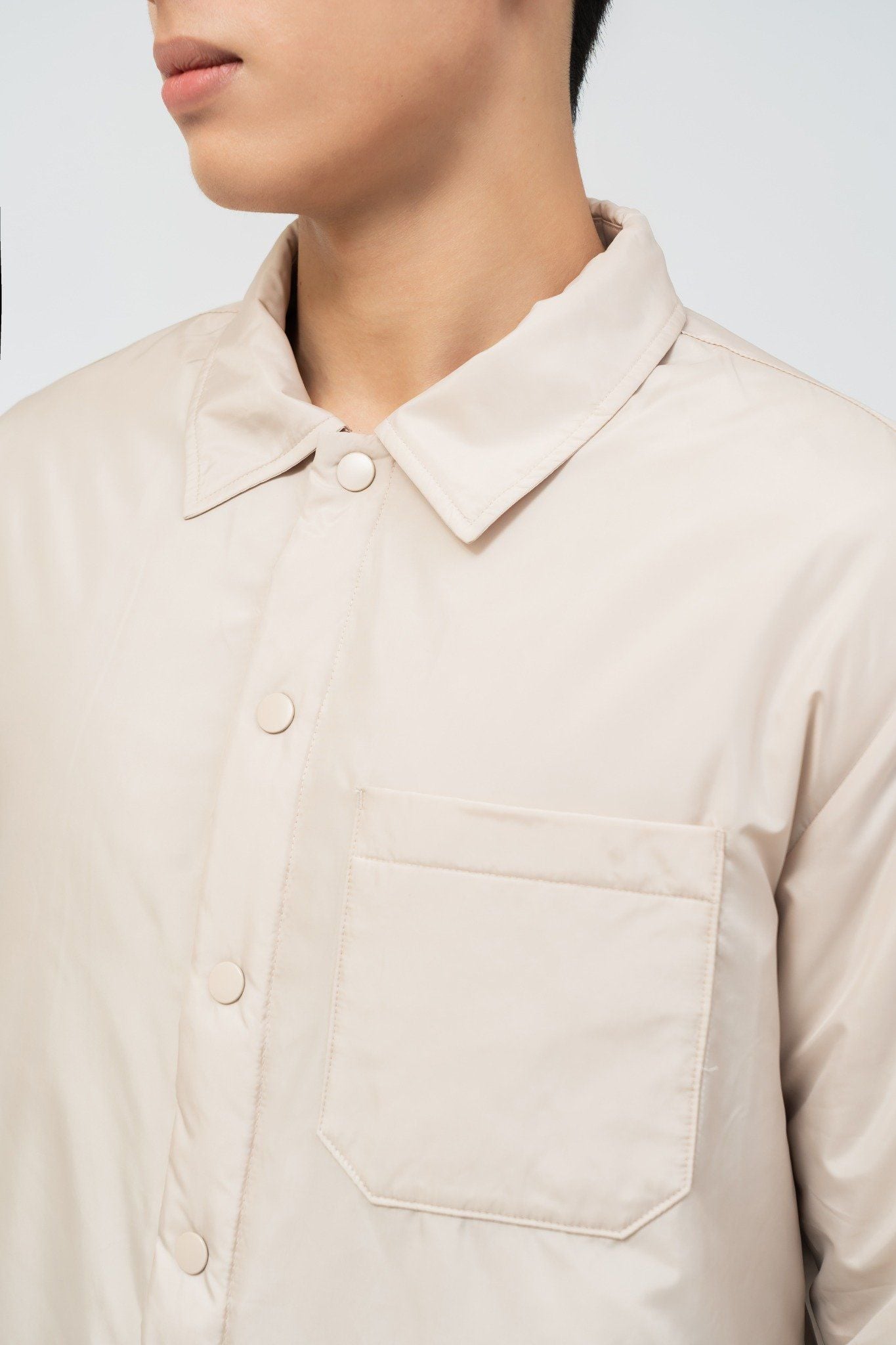  Áo khoác nam lót bông túi ngực 