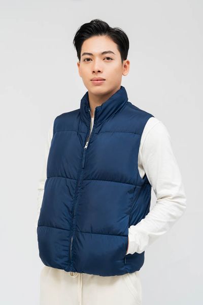  Áo gi-lê nam chần bông 