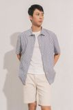  Quần shorts denim nam nhuộm màu dáng Slim 