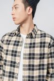  Áo sơ mi nam flannel kẻ có túi ngực 