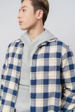  Áo sơ mi nam flannel kẻ có túi ngực 