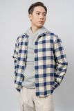  Áo sơ mi nam flannel kẻ có túi ngực 