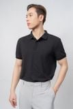 Áo polo nam nẹp khuy rib vải pique 