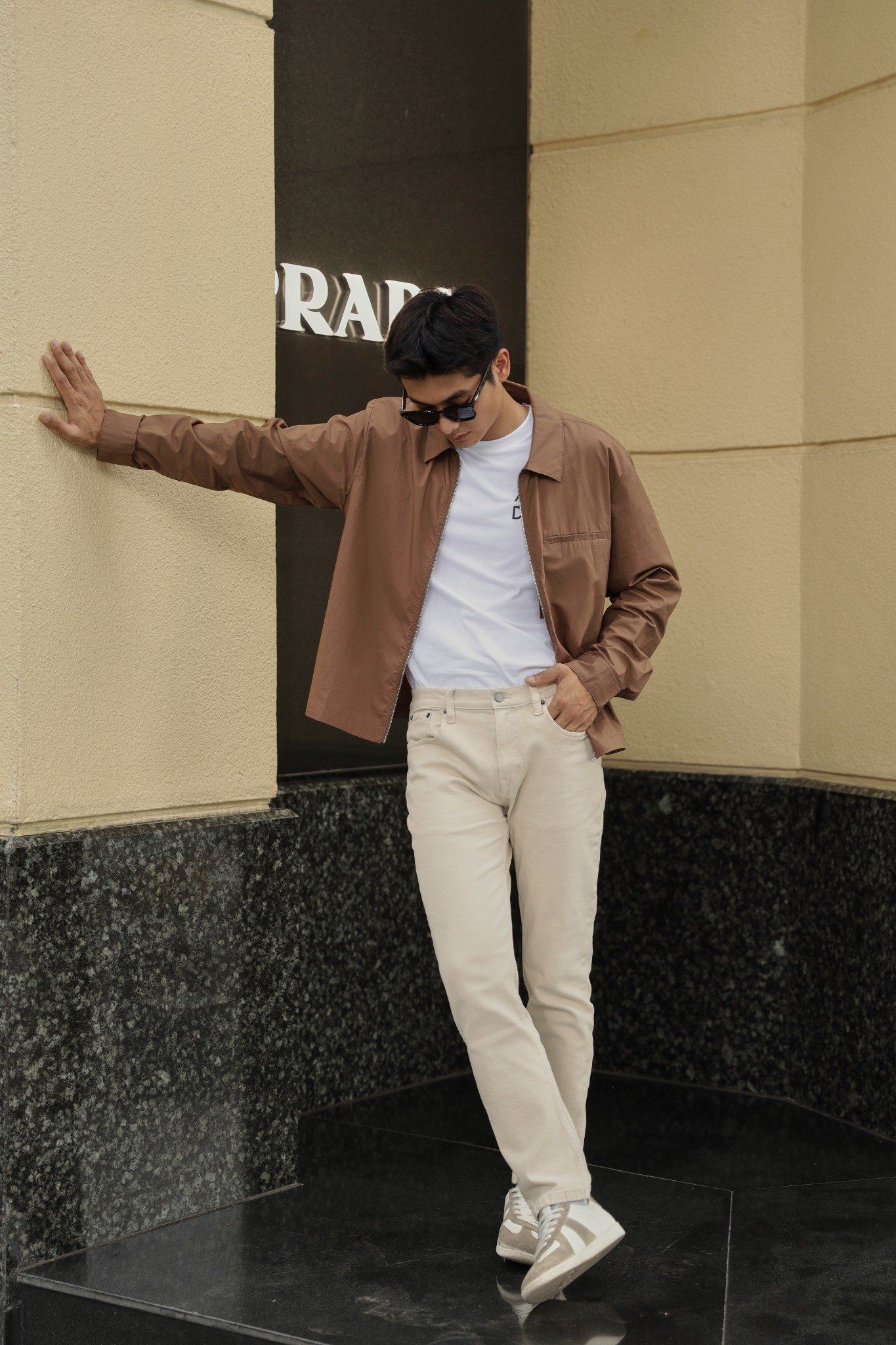  Quần Jeans nam dáng Taper 