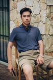  Áo Polo nam vải Texture dáng Regular 