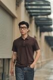  Áo polo nam ngắn tay vải waffle dáng relax 