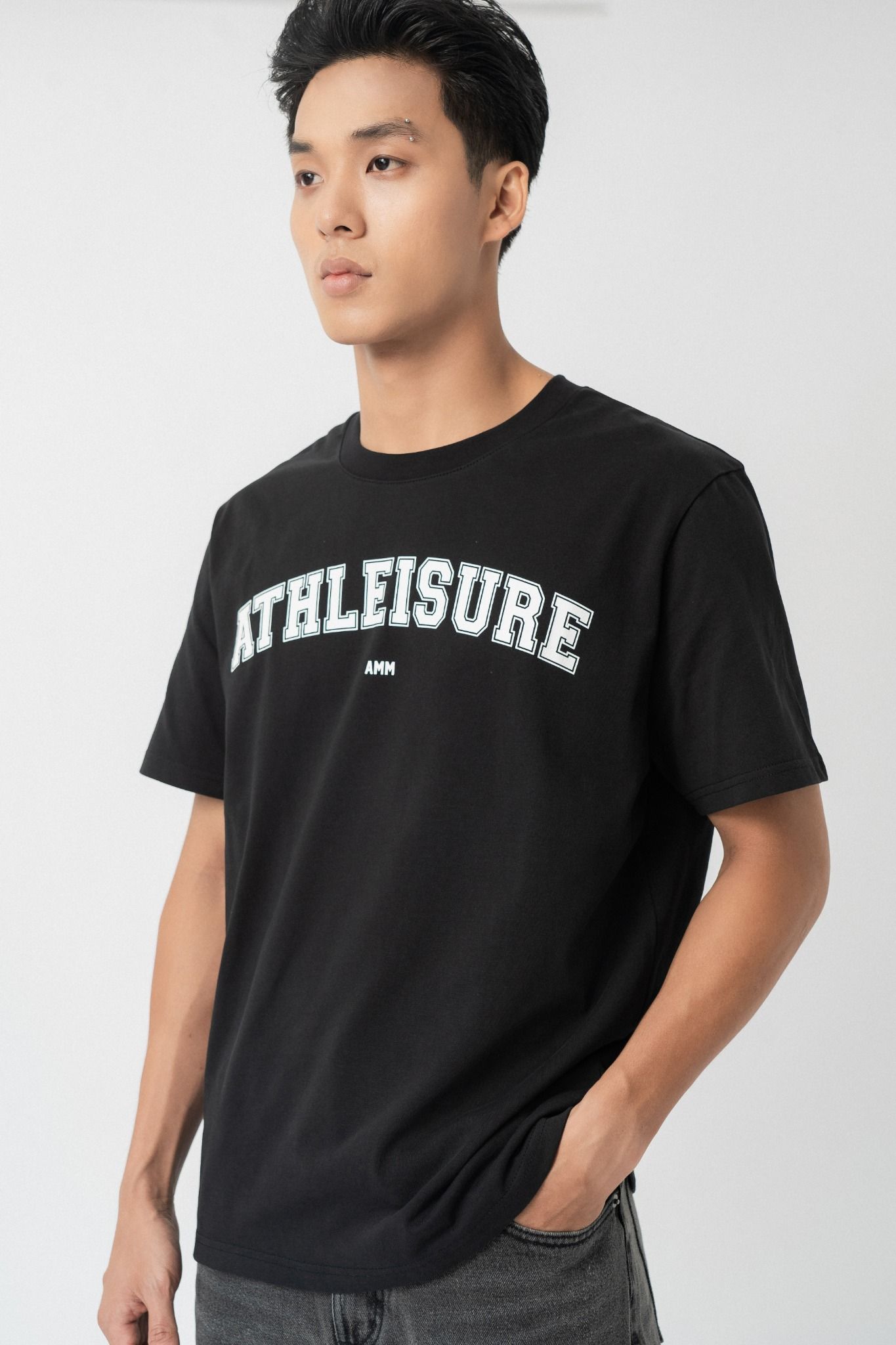  Áo phông nam ngắn tay in logo AMM Athleisure 