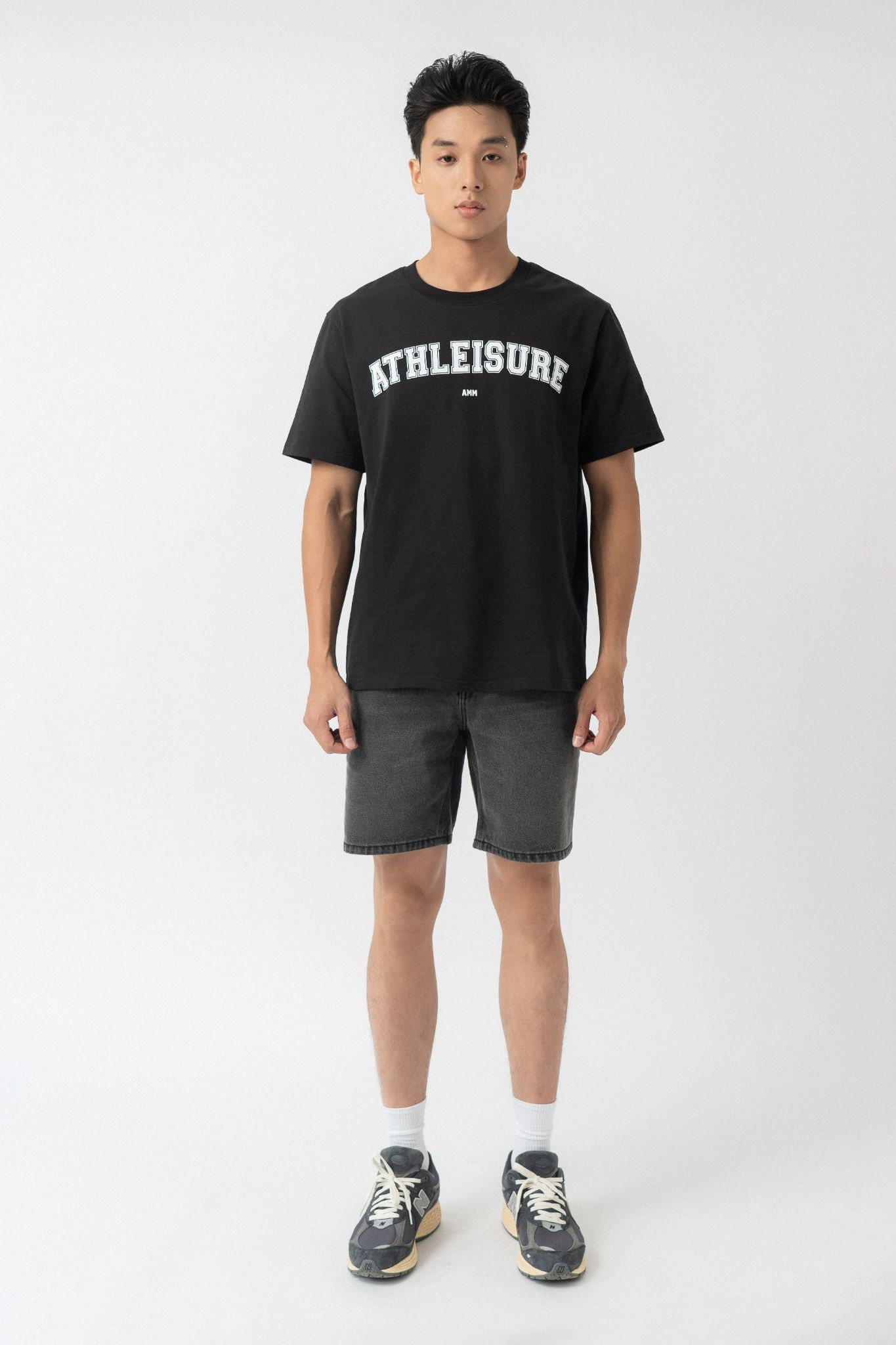  Áo phông nam ngắn tay in logo AMM Athleisure 