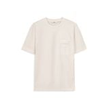  Áo Tshirt túi ngực phối vải Taffeta dáng Relax 