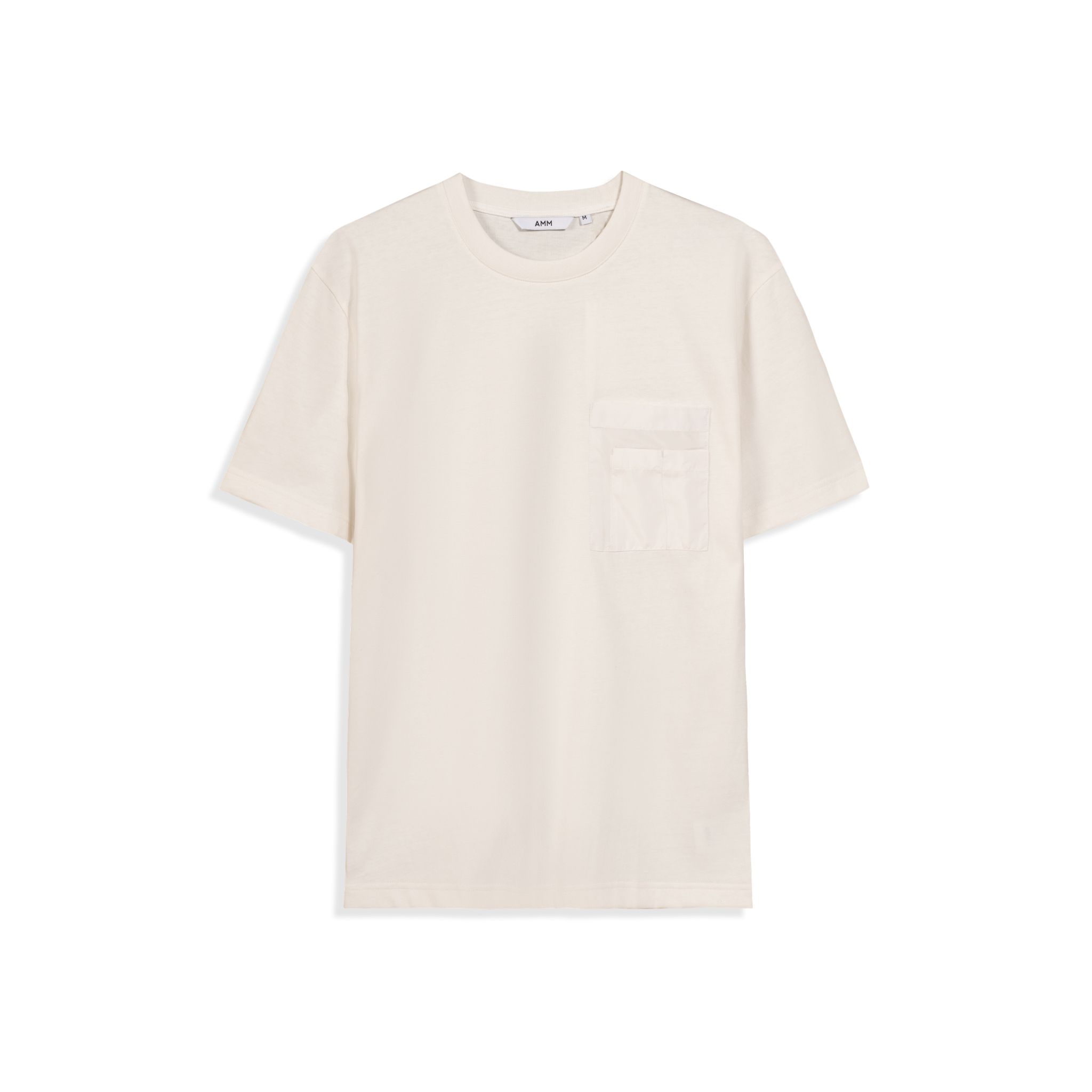  Áo Tshirt túi ngực phối vải Taffeta dáng Relax 