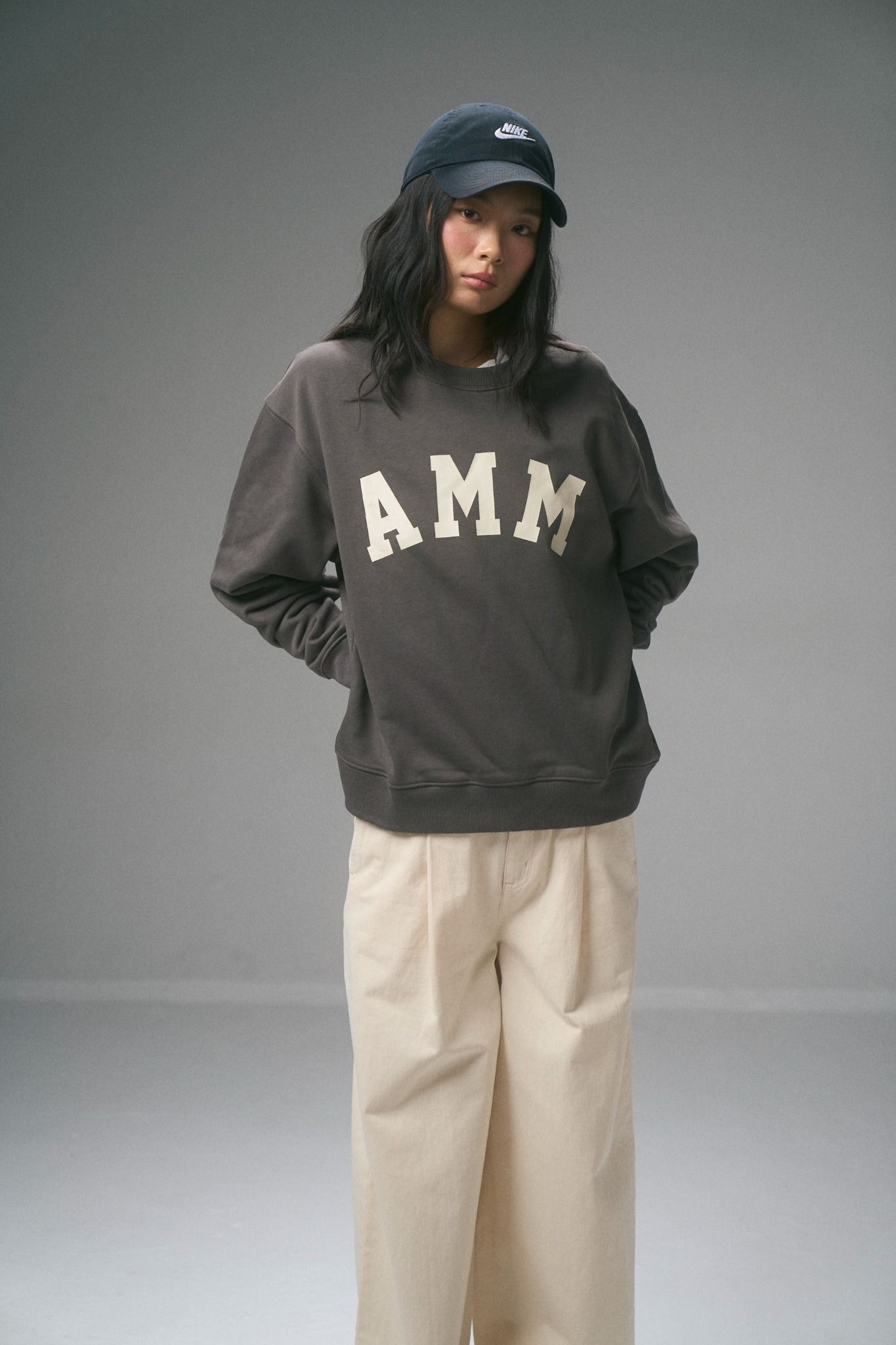  Áo nỉ chui đầu nam in AMM 